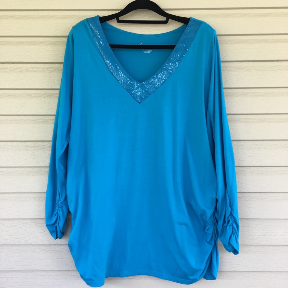 Lane Bryant Sequin Embellishment Top